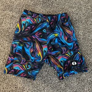 Unisex spandex shorts by Funky Pants - M